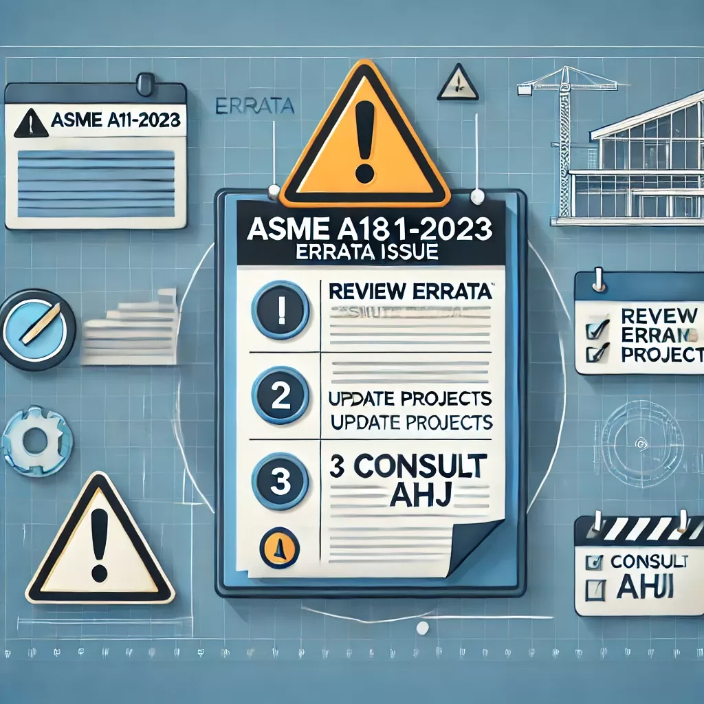 Critical Update: ASME A18.1-2023 Errata – What Builders, Architects, and AHJs Need to Know cover